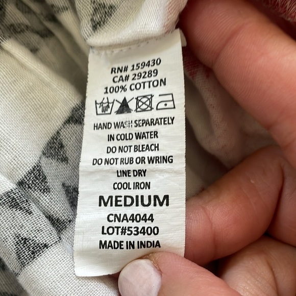 Elan Mini Ruffle Skirt Geo Print - Picture 5 of 8